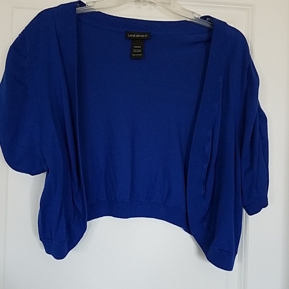 Lane Bryant 22/24 blue shrug